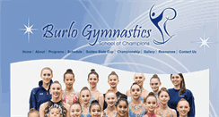 Desktop Screenshot of burlogymnastics.com